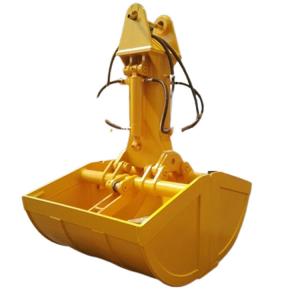 China Mechanical Hydraulic Excavator Clam Shell Bucket For CAT HITACHI on sale