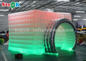 Wholesale Portable Photo Booth Inflatable Photo Studio Lightweight Inflatable Photo Booth Double LED Strips For Trade Show from china suppliers