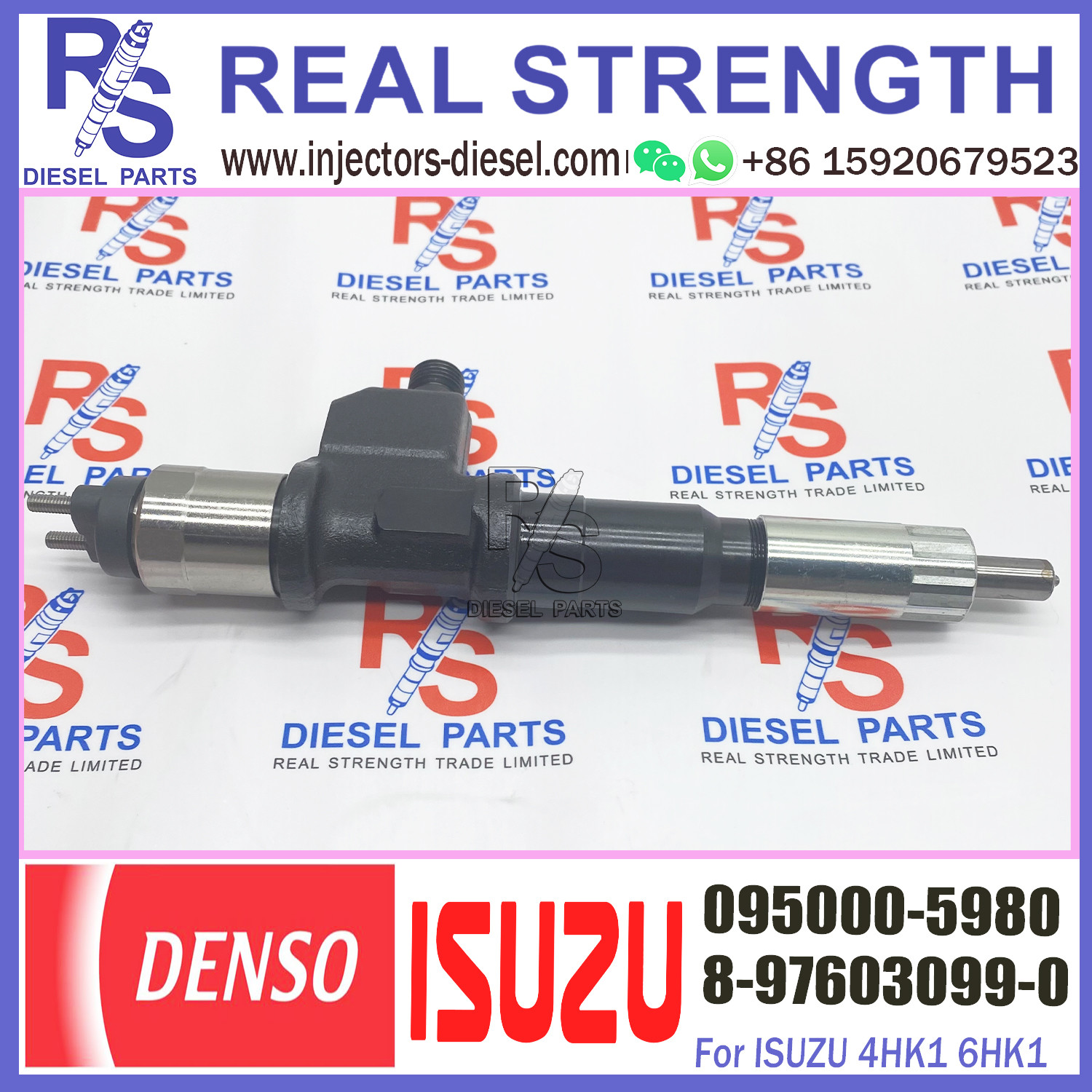 Diesel fuel Fuel Injector 8-97603099-2 095000-5982 095000-5980 For 4HK1 6HK1