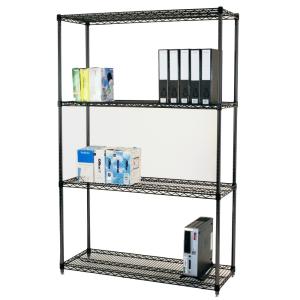 Wholesale Adjustable Open Commercial Wire Shelving Unit Environment 4 Layers from china suppliers