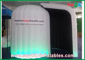 Wholesale Party Photo Booth Oxford Cloth Inflatable Photo Booth , Logo Printed Rounded Photo Tent from china suppliers