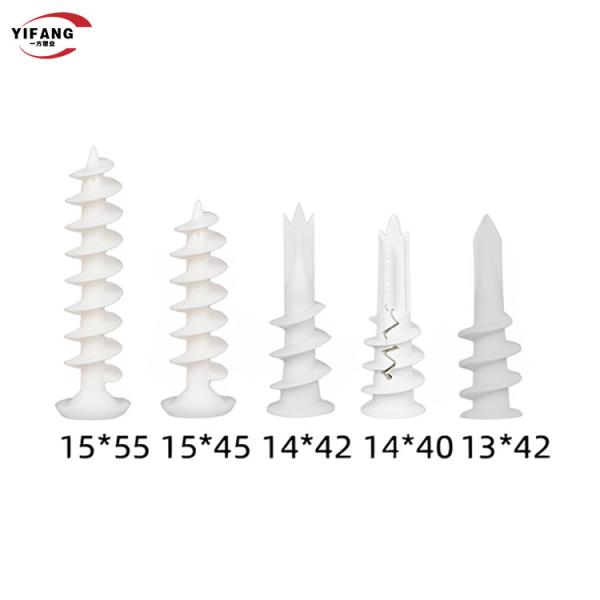 10mm Dia High Durability Plastic Drywall Screw Anchor For Professional