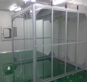 Wholesale ULPA Filter Portable Softwall Clean Room For Biology Laboratory Built - In Centrifugal Blower from china suppliers
