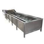 SUS304 Automated 500kg Jujube Banana Washing Machine vegetable cleaning