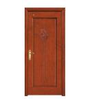 6 Layer PU Painting Flat Flush HPL Doors Waterproof Solid Wood 90cm