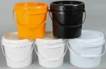 Plastic Handle Round Plastic Bucket For Chemical Transportation