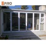 Rating Energy Saving Triple Double Glazed Folding Doors Water - Proof