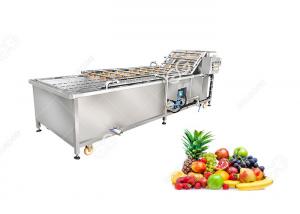 Wholesale Ce Certified Stainless Steel Fruit Processing Machine Fruit Mango Apple Washing Machine from china suppliers