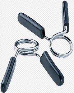 Wholesale Aluminum Sliver Weight Lifting Bars Nickel Plated Spring Collar Clips from china suppliers