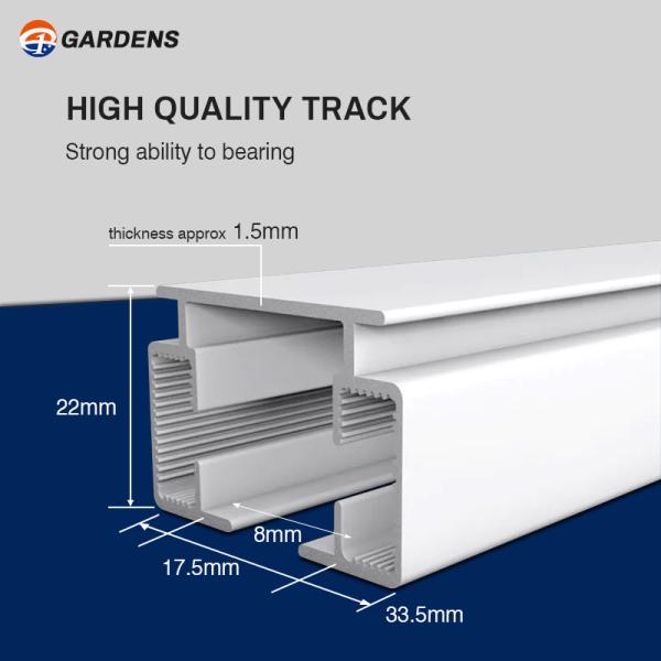 Hot sale wholesale price low consumption Curtain rods and double curtain track