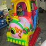 Hansel fiberglass kiddie ride on train children funny amusement park games