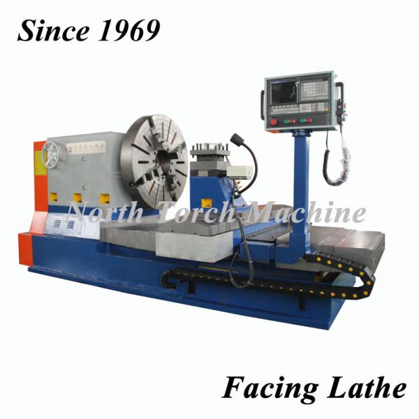 Quality Metal Horizontal Lathe Machine , 32T 45T Flange Cnc Turning Lathe Machine for sale