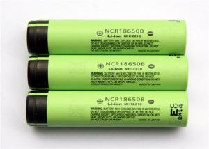 Cylindrical 3.6 V Rechargeable Battery / Lithium 18650 Battery , 18*65mm