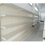 Display Gondola Supermarket Shelf High Quality Fashion White Metallic Steel