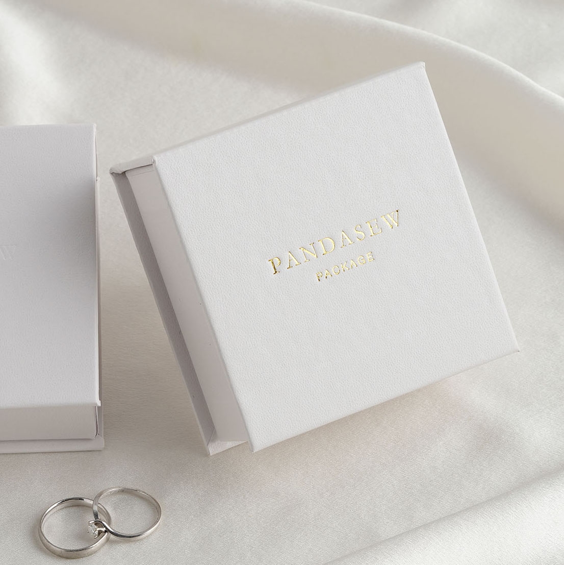 Magnetic Jewelry Rigid Packaging Box Luxury With Hot Stamping Logo