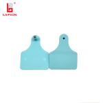 Good Quality Tpu Uv Resistant Material Blank Blue Male Ear Tag For Cow Goat