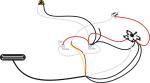 Ceramic Rod Dual Rail Single Coil Guitar Pickups Fit For Stratocaster With White