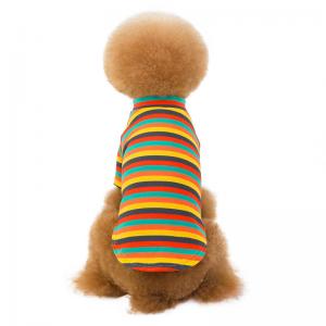 Wholesale Christmas New Dog Clothes Knitted Warm Plaid Striped Small Dog Sweater Vest from china suppliers