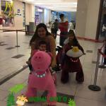 Hansel amusement park electric ride on walking stuffed animals