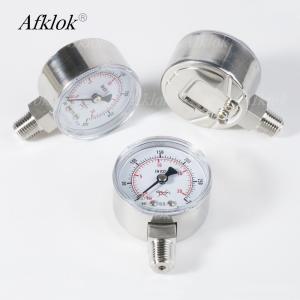 Wholesale Industrial Oil Pressure Gauges 1/4 Thread Type 0-300psi Range for Precise Measurements from china suppliers