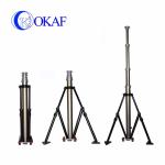 Aluminum 4.2M 5.7M 120N Pneumatic Telescopic Antenna Mast