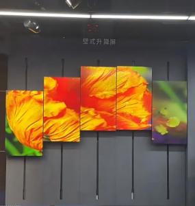 Wholesale Indoor Lifting Advertising LCD Display Screens Advertising Digital Signage Thin Flexible Led Screen from china suppliers