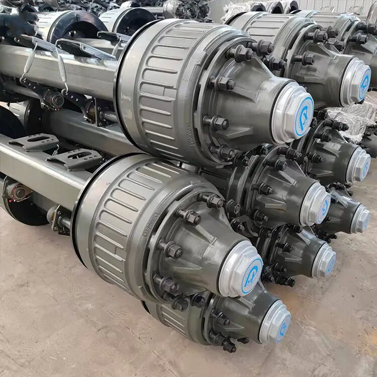 China Factory Trailer Axle Axel 20T with Trailer Rims Wheels trailer parts suppliers