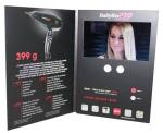 Advertising promotional lcd video greeting card with Magnetic switch , ON / OFF