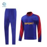 New Arrival Wholesales Men Red/Blue Soccer Tracksuit High Quality New Design Kid