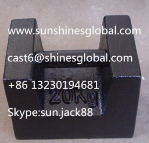 Wholesale Cast Iron Test Weights/Balance Counter Weight from china suppliers
