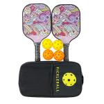 3k Carbon Pickleball Racquet Logo Design UV Custom Pickleball Paddle