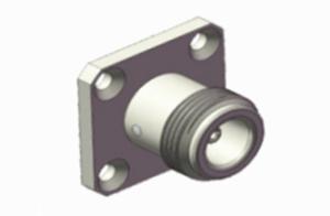 Wholesale N Female 4-hole Flange RF Coaxial Connector with Microstrip from china suppliers