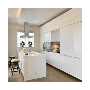Wholesale European Style Wooden Kitchen Cabinets with Complete Customization and Waterproofing from china suppliers