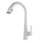 Factory Price Best Quality 3 Functions White High Arc Kitchen Mixer Tap Faucet