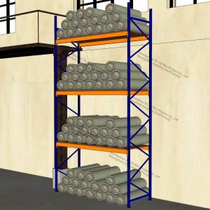 Wholesale SGS Stackable Metal Racks Four Tires Long Span Shelving System from china suppliers