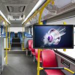 32" Android LTE 4G Wifi Bus Handrail Mounted Digital Signage Display