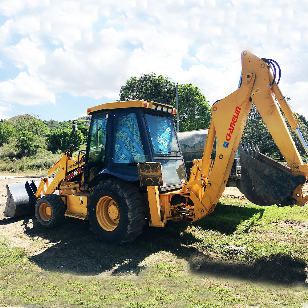 Used Second Hand Mini Backhoe Loader WZ30-25 Bucket 1.0 M3 Digger Bucket 0.3 M3