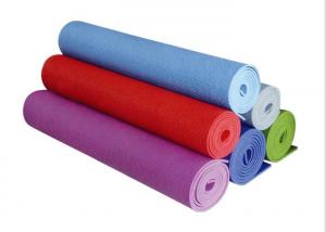 Wholesale Anti Slip Home Yoga Mat / Fitness Exercise Mat Thickness Optional For Ladies Exercise from china suppliers