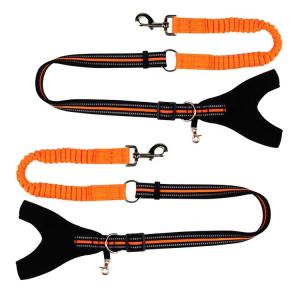 Wholesale Fashion Custom Bungee Elastic Extended Retractable Nylon Braided Rope Dog Leash from china suppliers