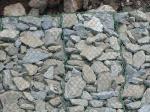 Galfan 100*120 Stone Cage Wire Mesh , Honeycomb Gabion Mesh