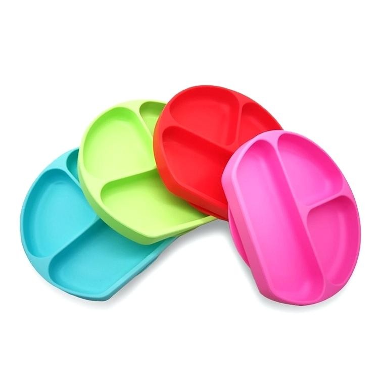 Foldable Plates And Bowl Silicone Baby Products No Harm To Human Body