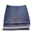 Water Absorbent Waffle Weave Kitchen Towel Dish Cloths Navy Color
