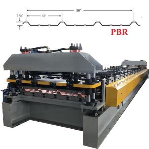 Wholesale PBR Panel Max Rib Panel Ag Panel Metal Roofing Sheet Rolling Forming Machine from china suppliers