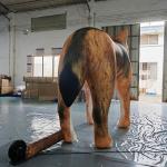 Customized Giant Inflatable Wolf Inflatable Standing Wolf Cartoon Balloon