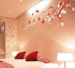 Funky Wall Flower Stickers HB-125, /Decal Wall Stickers /Decorative Wall