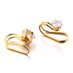 Fashion jewelry for unisex earring no piercing cartilage clip ear cuff earrings