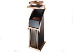 Freestanding Room Service Equipments , Deluxe Ground Ash Barrel with Decorative