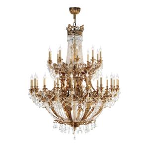 Wholesale Natural brass crystal chandelier Lighting for Indoor home Fixtures (WH-PC-20) from china suppliers