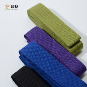 China General Fitness Yoga Straps With Loops Durable Polyester Cotton Material on sale