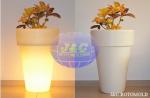 Round LED Light PlasticRotomolded Planters By Aluminum A356 Rotomolding Molds